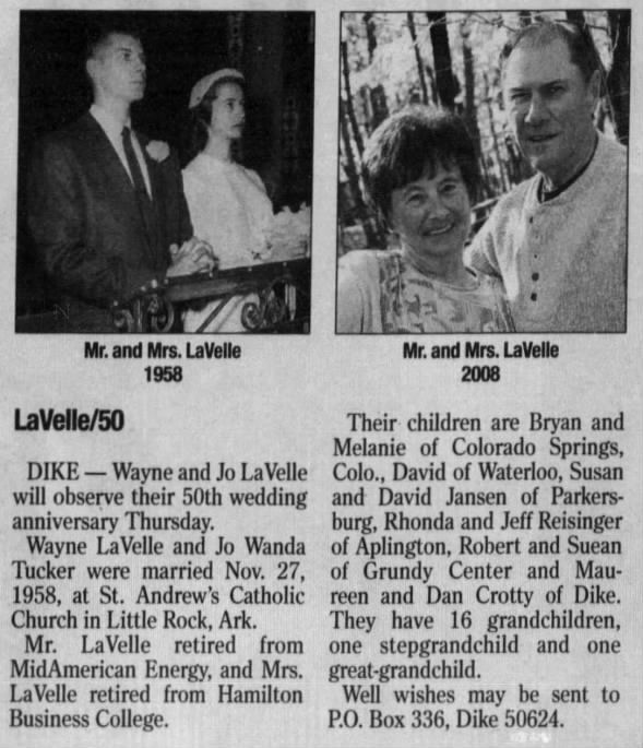 Clipping from The Courier